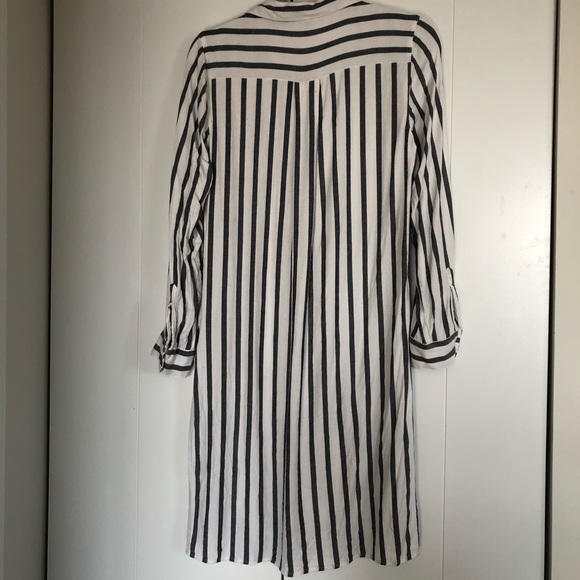 Alexander Jordan pinstripe long button up shirt tunic - Picture 6 of 9